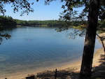 Walden Pond, two miles from Concord